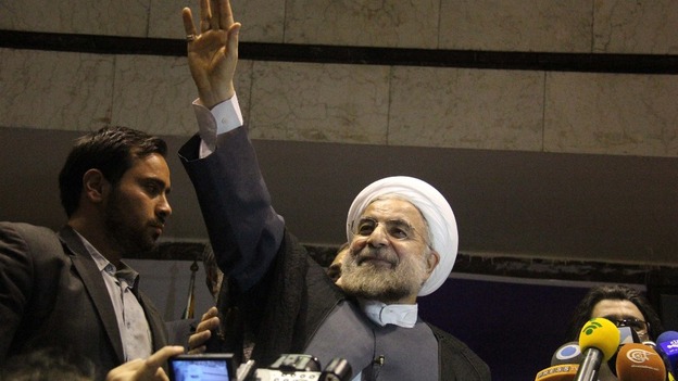 Moderate cleric Hassan Rouhani has been named Iran's new president.