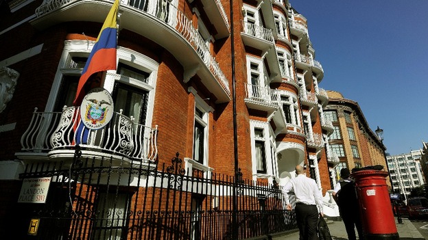 The Ecuadorean Embassy in central London
