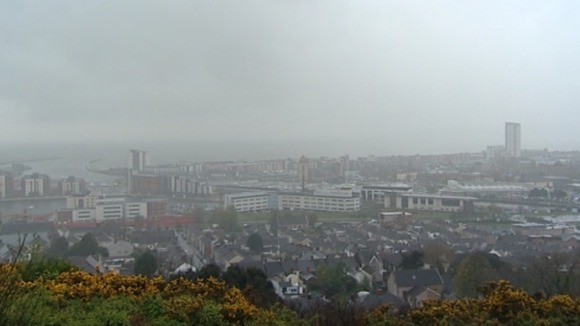 The economic weather in Swansea is no better then the wind and rain falling on it today