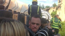 Visitors stranded for three hours on theme park ride