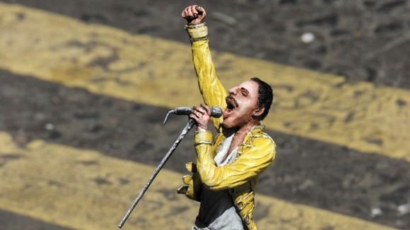 Freddie Mercury is one of two figures to have disappeared