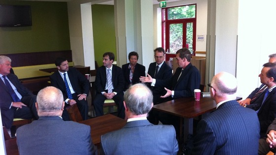 Conservative MPs and AMs meet business leaders at Magor services