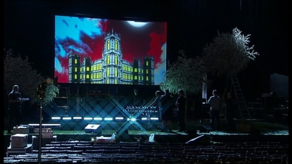 ...and the stage inside