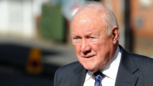 Stuart Hall was sentenced to 15 months in jail.