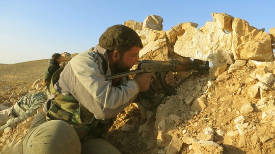 Free Syrian Army fighters in Deraa.