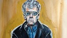 A court sketch of Moors murderer Ian Brady.