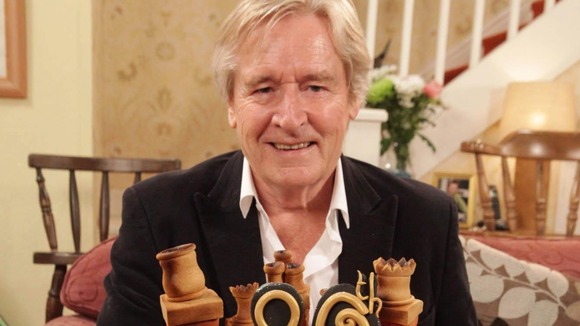 William Roache presented with a birthday cake for his 80th birthday