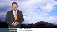 Tuesday's weather: sun, clouds and scattered showers