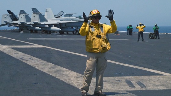 Sailor at work