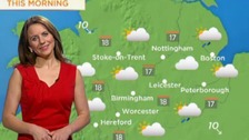The latest weather forecast for the Midlands
