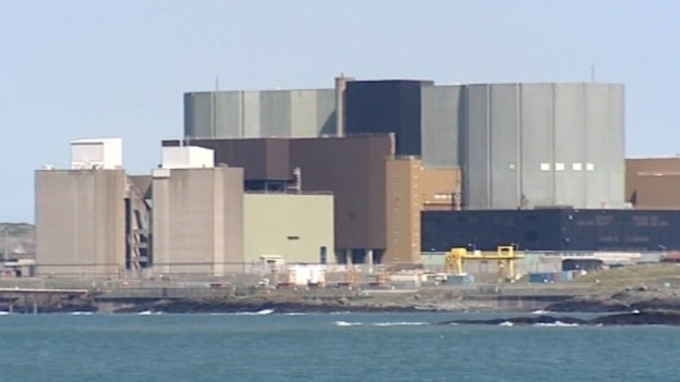The nuclear plant at Wylfa
