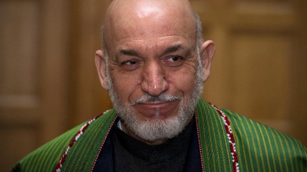 Afghan President Hamid Karzai.