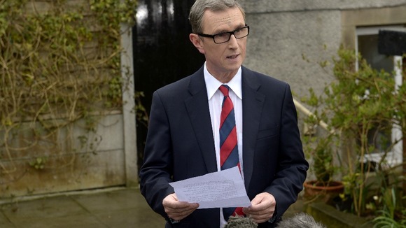 Deputy House speaker Nigel Evans speaking in May after the first allegations were made.