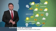 Wednesday's weather: Dry and bright overall