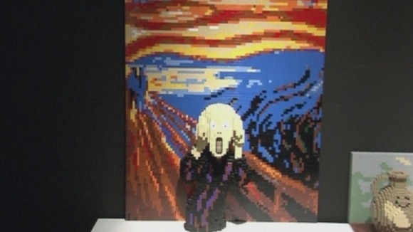 Edvard Munch's The Scream gets the LEGO treatment.