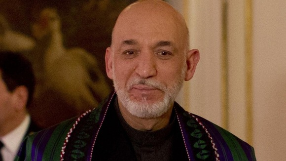Afghan President Hamid Karzai.