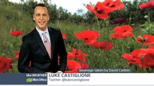 Thursday's thundery forecast