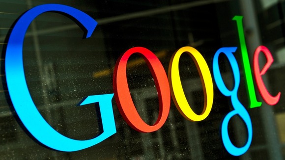 A Google logo at the internet firm's Silicon Valley campus.