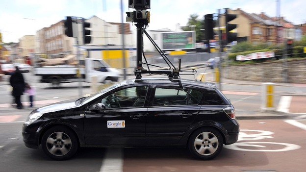 File photo of a Google Street View car driving around Bristol.