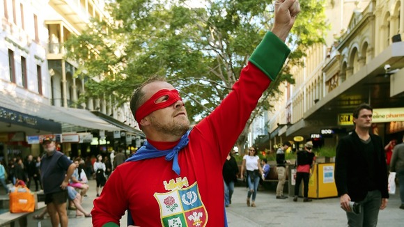Some fans have put extra effort into creating the right look to show their support