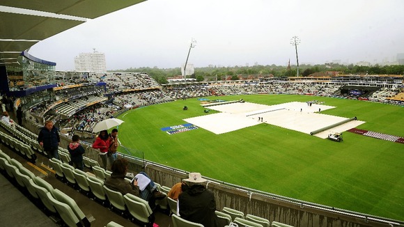 The covers have been on at Edgbaston since first thing this morning