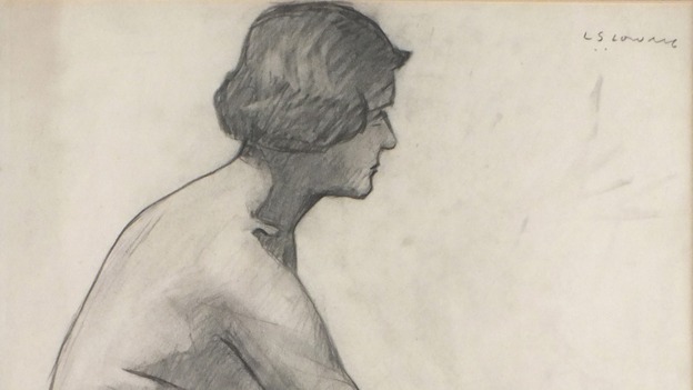 Nude sketch by L.S. Lowry