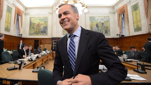 Incoming Bank of England governor Mark Carney