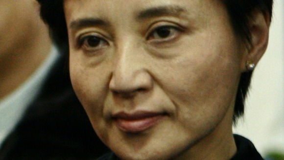 Gu Kailai, wife of China's former Chongqing Municipality Communist Party Secretary Bo Xilai