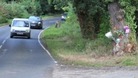 The car hit this tree in Leicestershire in October 2012.
