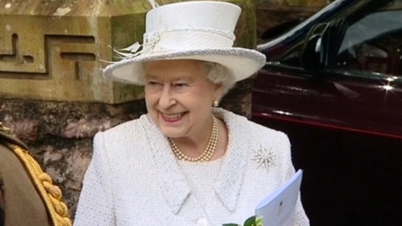 Queen at Llandaff Cathedral
