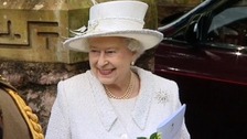 Queen at Llandaff Cathedral