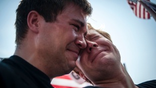 There were emotional and jubilant scenes in Washington today as the news was announced.