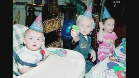 'Blanket', Paris and Prince Jackson, seen in a private picture from before Michael Jackson's death.