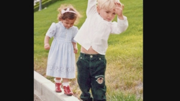 Paris and Prince Jackson, seen in a private picture from before Michael Jackson's death.