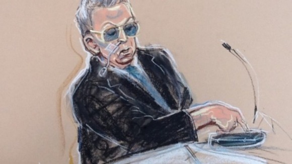 Ian Brady's feeding tube could be seen as he gave evidence