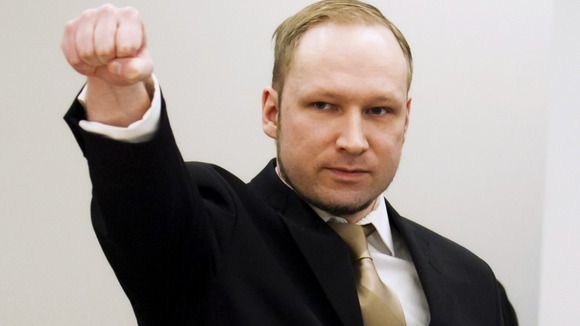 Anders Behring Breivik has been giving evidence at his trial in Oslo.