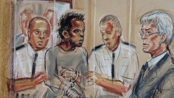 Michael Adebowale pictured during an appearance at Westminster Magistrates' Court