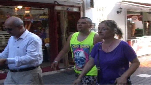 Dwayne Ward's brother has been in the tourist resort of Marmaris with Turkish police today.