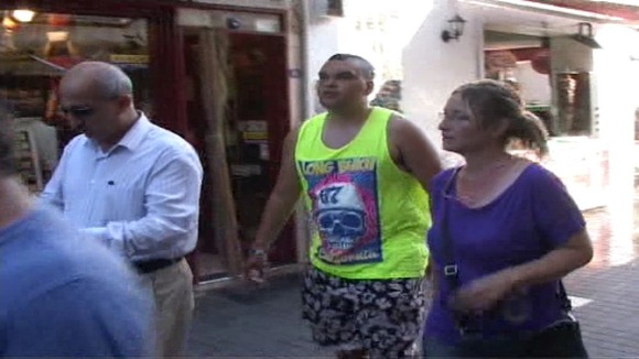 Dwayne Ward's brother has been in the tourist resort of Marmaris with Turkish police today.