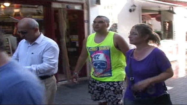 Dwayne Ward's brother has been in the tourist resort of Marmaris with Turkish police today.