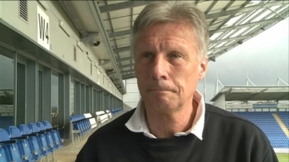 Colchester United manager John Ward