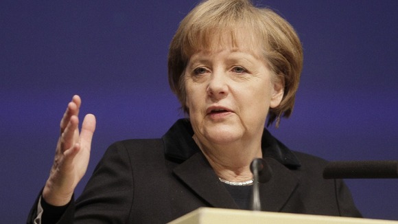 German Chancellor Angela Merkel.