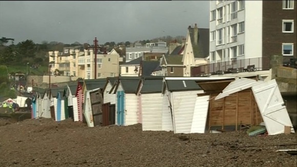 Beach huts