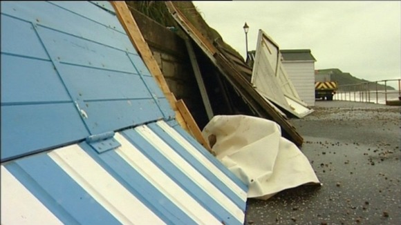 Beach huts