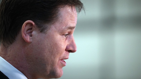 Liberal Democrat leader and Deputy Prime Minister Nick Clegg