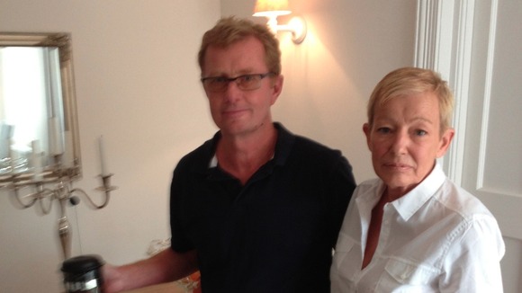 Bed and breakfast owners Dave and Lena Robson