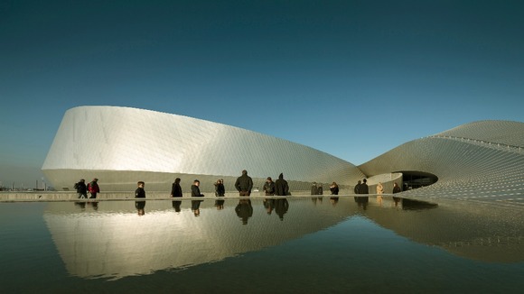 The Blue Planet designed by 3XN in Copenhagen, Denmark