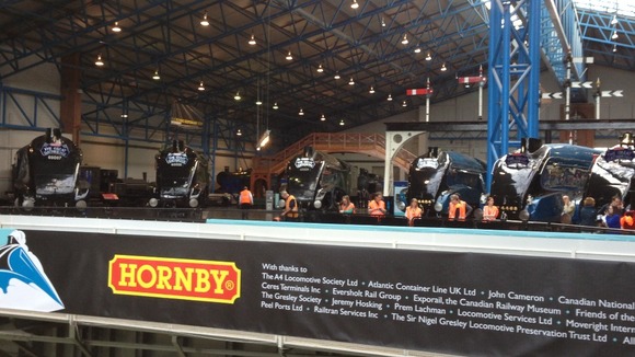 The Mallard reunited with her five sister trains