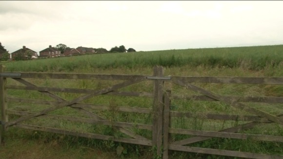 Langton Hill in Horncastle, site of proposed new housing development