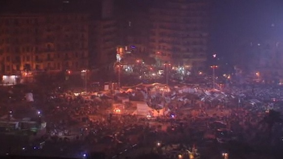 Tahrir Square in central Egypt